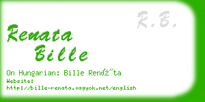 renata bille business card